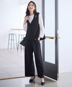 ANY 【2SET】ハンサムジレ×ワイドパンツセット