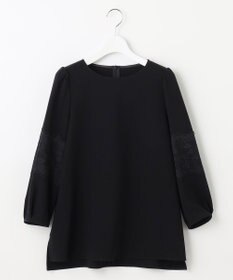 23区 【セットアップ対応】トリアセダブルジョーゼット ブラウス