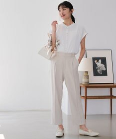 ANY SIS 【UVカット・接触冷感】ドライタッチクール テーパードパンツ