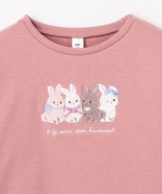 ANY KIDS なかよしサガラ刺繍 裏シャギー トレーナー