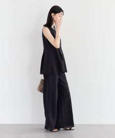 YECCA VECCA 刺繍ペプラムジレ