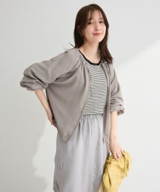 Green Parks 袖チュールリブプルオーバー