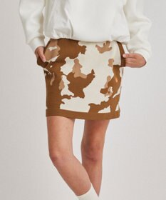 PW CIRCULUS 【WOMEN】ピント柄 ニットスカート