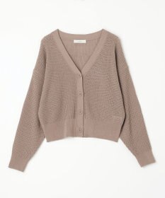 ANY 【洗濯機可】アイレットパターンカーデガン