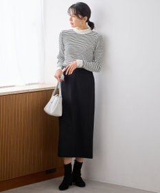 ANY 【洗濯機可】ウォームニットフリルプルオーバー