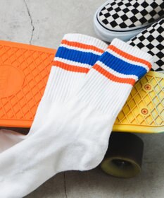 WEGO 底パイルラインソックス