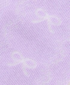 ANY KIDS リボン柄 ジャガード ハイソックス