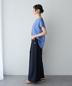 YECCA VECCA 【マシンウォッシャブル】サラサラスキッパーブラウス