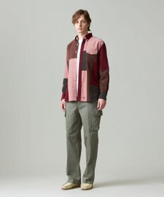 J.PRESS MEN コーデュロイパッチワークシャツ