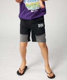 OP／FILA 【SEVEN2】異素材切替ナイロンパンツ