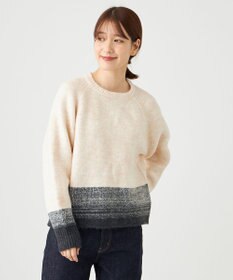 SHARE PARK LADIES 【洗える】グラデーションニット
