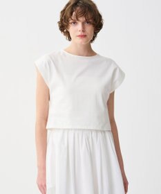 uncrave プレーンストレッチ ショートトップス オフ