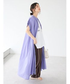 CRAFT STANDARD BOUTIQUE インド綿バンドカラーワンピース