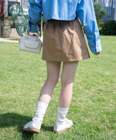 WEGO ベルト付チノプリーツスカパン