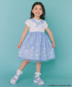 ANY KIDS 【シナモロール×ANY KIDS】2WAY セーラーカラーワンピース