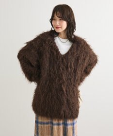 Green Parks ・ｓｗｉｎｇ　ｂｙ　２ｗａｙロング起毛カーディガ