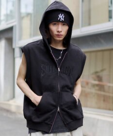 WEGO ノースリZIPパーカー