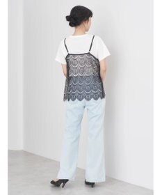 earth music&ecology ＳＥＴ２点レースキャミソール＋ＴＥＥ