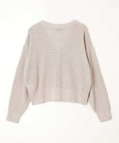 ANY 【洗濯機可】アイレットパターンカーデガン