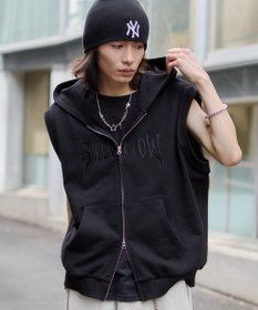 WEGO ノースリZIPパーカー