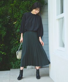 ANY 【速乾/UVカット/抗菌防臭/手洗い】エニィファンクションボリューム袖ブラウス