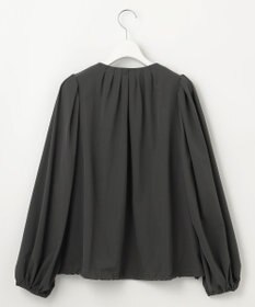 #Newans 【UVカット/撥水/接触冷感】ギャザーブラウス ラッシュガード