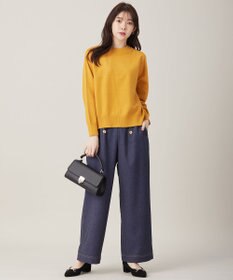 ANY SIS S 【CICA加工】ケーブルリブ ニット