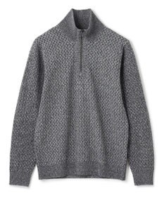 JOSEPH HOMME 【WEB限定】ヴィスコースリンクス　ハーフジップニット