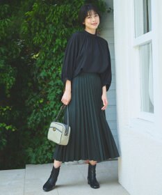 ANY 【速乾/UVカット/抗菌防臭/手洗い】エニィファンクションボリューム袖ブラウス