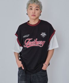 WEGO 【ユニセックス着用ITEM/MLサイズ展開】フェイクタンクグラフィックT（SS）