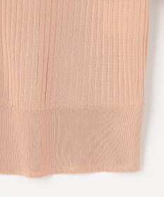 J.PRESS LADIES 【洗える・イージーケア】 SYNTHETIC BASIC ワイドリブ クルーネック カーディガン