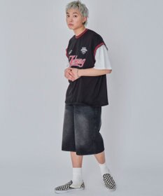 WEGO 【ユニセックス着用ITEM/MLサイズ展開】フェイクタンクグラフィックT（SS）