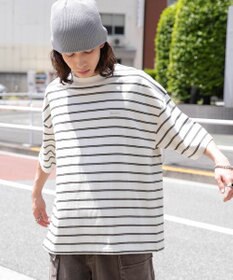 WEGO ワンポイントボーダーT