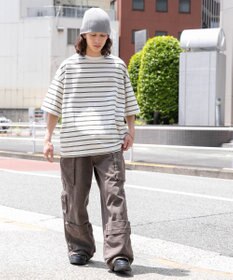 WEGO ワンポイントボーダーT