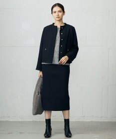 自由区 L 【カタログ掲載】ラメファンシーツイードニット ベスト