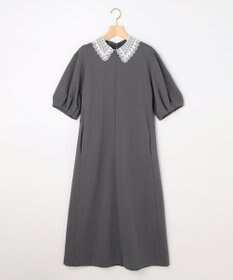 組曲 S 【先行予約・2WAY】レース襟フレンチテリー ワンピース