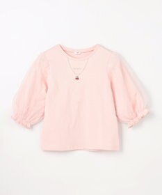 ANY KIDS チュール袖 七分Tシャツ