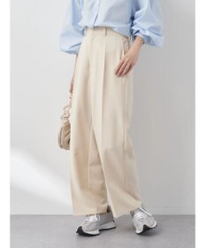 earth music&ecology Ｔ／Ｒストレートパンツ（Ｉｖｏｒｙ）