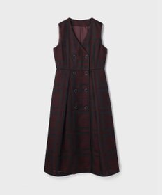 GRACE CONTINENTAL シャドーチェックワンピース