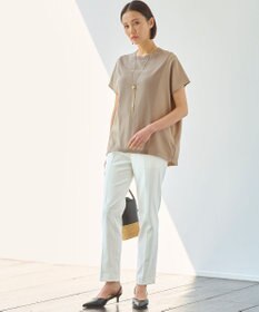 自由区 【洗える・XSサイズあり】ハイブリットレーヨンアムンゼン ブラウス