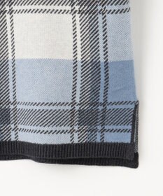 J.PRESS LADIES 【洗える】WOOLY STRETCH PLAID ニット