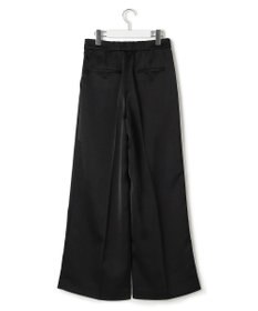 23区 【APPLAUDIR】クリアダブルサテン ワイドシルエットパンツ