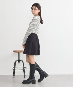 earth music&ecology ランダムチェーンリブハイネックプルオーバー