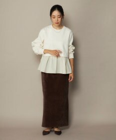 OP／FILA 【ocean pacific】らくティブ/異素材ミックスダンボールプルオーバー