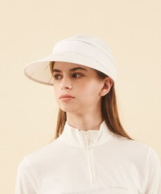 23区GOLF 【WOMEN】毎シーズン完売の人気アイテム【吸水速乾/UVケア】2WAY UVセルバイザー