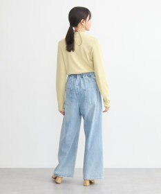 earth music&ecology ランダムチェーンリブハイネックプルオーバー