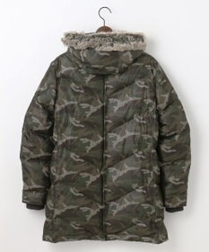 JOSEPH ABBOUD MOUNTAIN 【ECOファー/撥水/9ポケット】カモフラージュ ダウン コート
