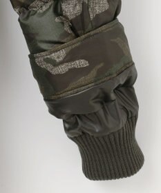 JOSEPH ABBOUD MOUNTAIN 【ECOファー/撥水/9ポケット】カモフラージュ ダウン コート