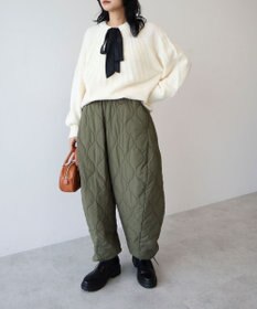 Green Parks ボウタイリボン付きニット