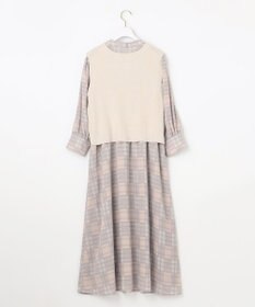 ANY SIS 【2SET】ニットジレワンピース セット